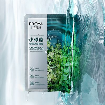寻宝黄金城小球藻莹润保湿面膜